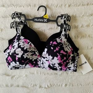 2 pack Hurley sports bras